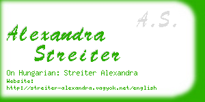alexandra streiter business card